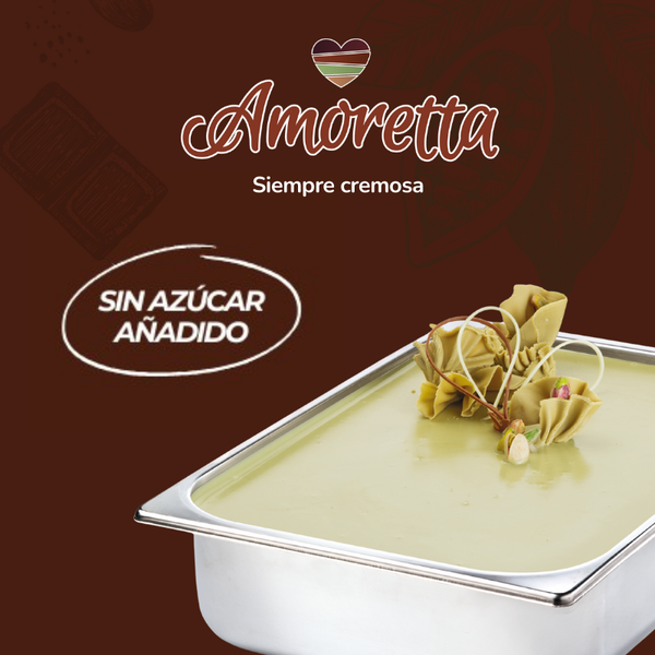 Amoretta Pistache NSA (Sin azúcares añadidos)
